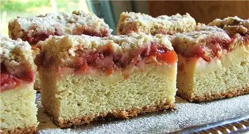 Пирог со сливами и штройзелем (по Йоханну Лаферу)