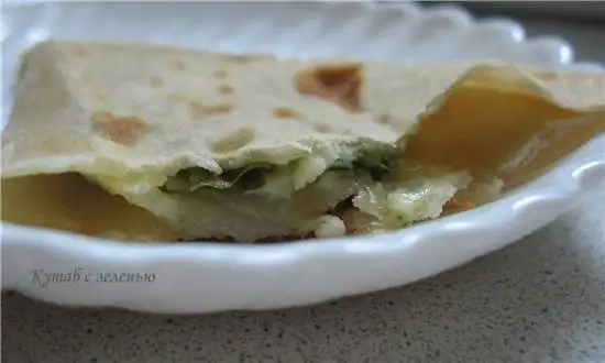 Кутаб с зеленью