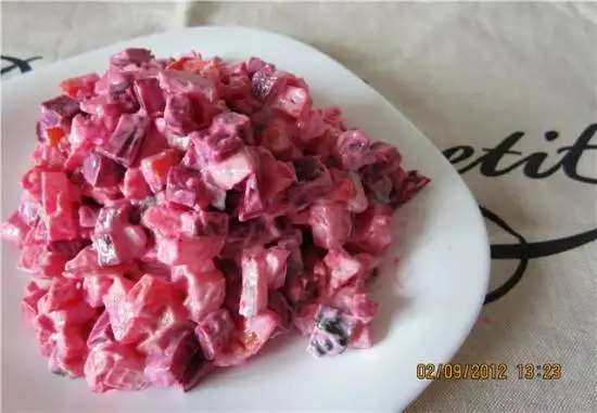 Винегрет с майонезом