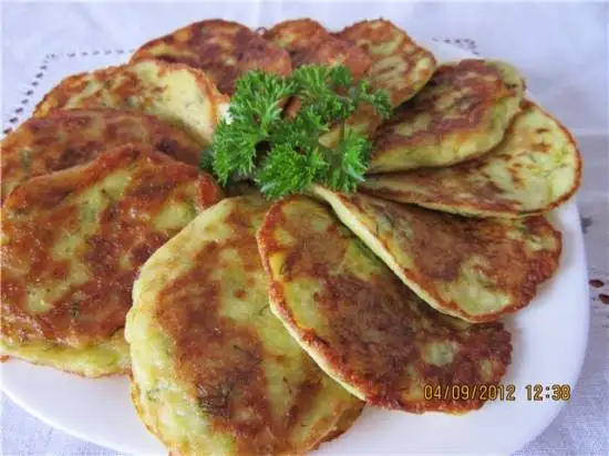 Оладьи из цукини