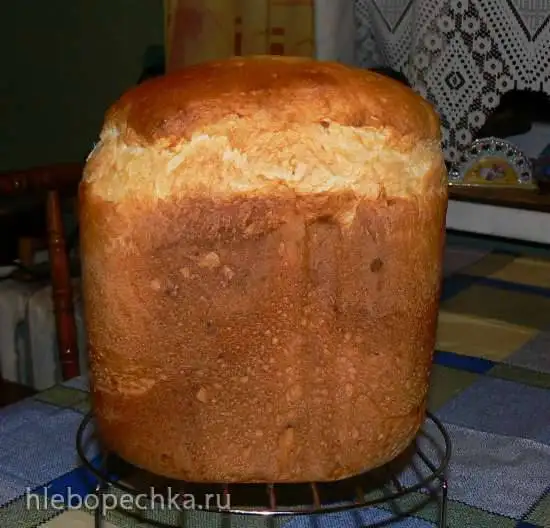 Panasoniс-255. Хлеб с манной крупой и чесноком