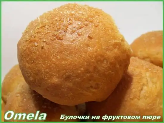 Булочки на фруктовом пюре