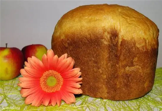 Пшеничный молочный хлеб с овсяной мукой в хлебопечке