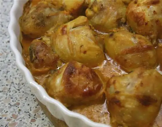 Тандури мунг (курица в йогурте и специях)
