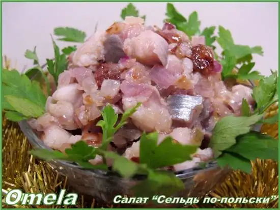 Салат «Сельдь по-польски»