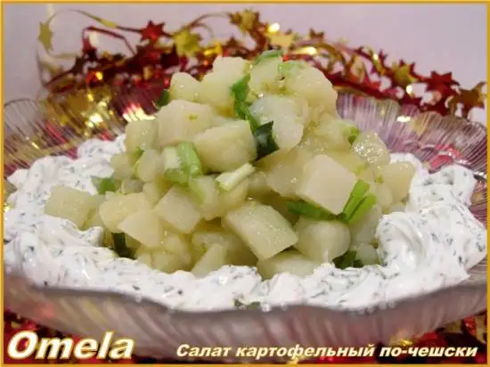 Салат картофельный по-чешски