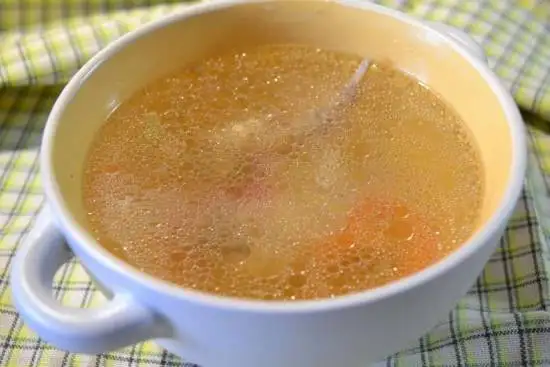 Бульон куриный в скороварке Oursson