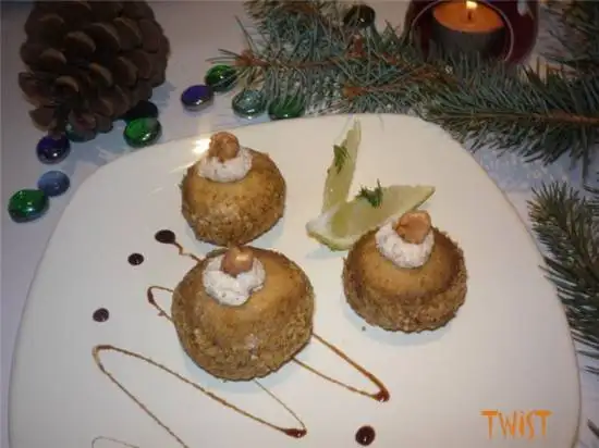Грибные закусочные «пирожные»
