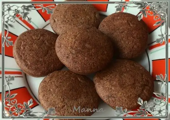 Кексики шоколадные манные