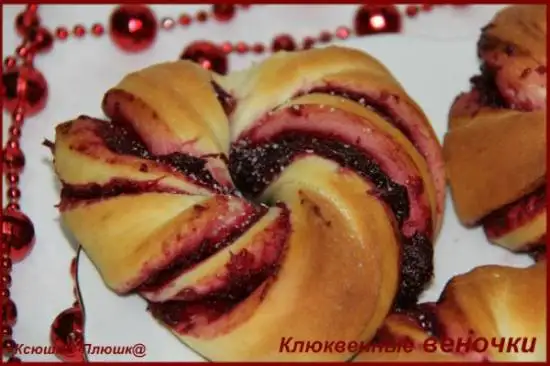 Клюквенные веночки
