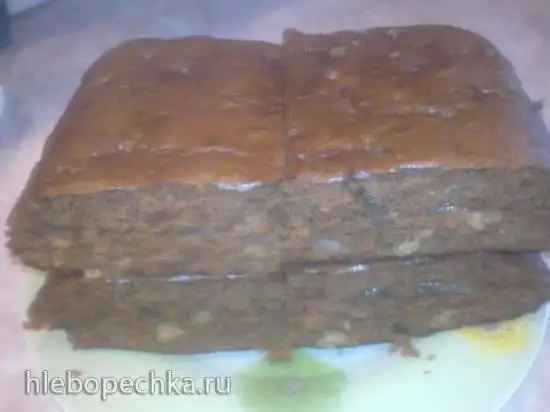 Коврижка постная