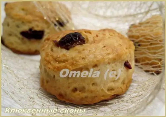Клюквенные сконы