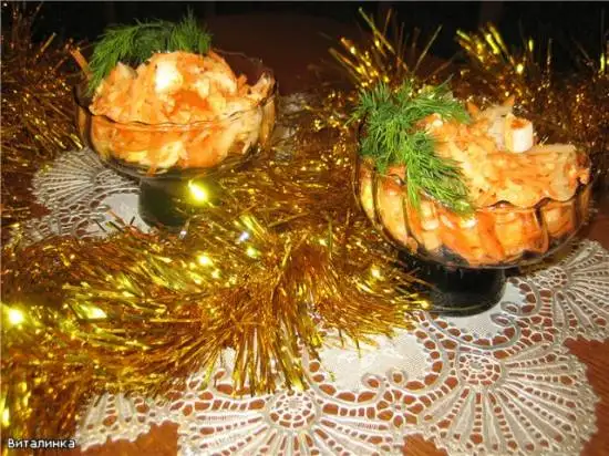 Японский новогодний салат с дайконом и морковью