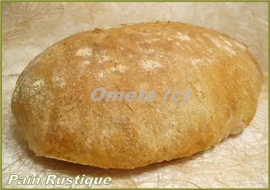 Хлеб пшеничный Pain Rustique (в духовке)