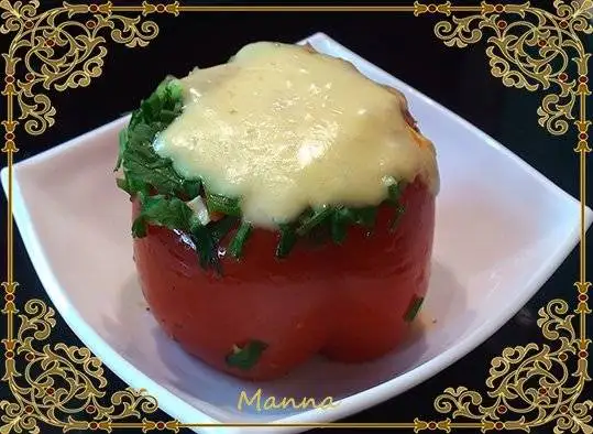 Перец, фаршированный цветной капустой