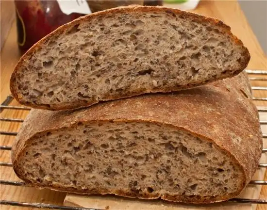 Пшеничный с льняным семенем (в духовке)