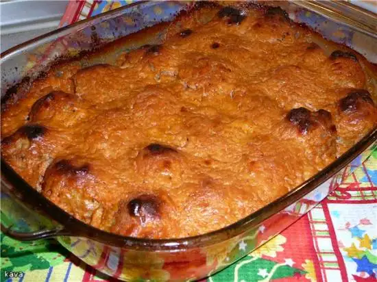 Тефтели с рисом в духовке
