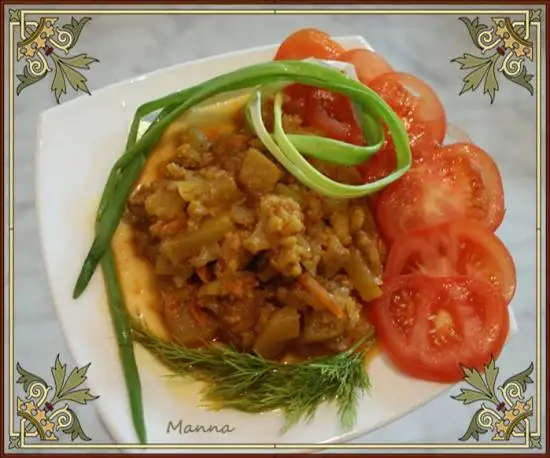 Цветная капуста, тушеная с кабачком (коптильня Brand 6060)