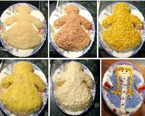 Салат «Снегурочка» 