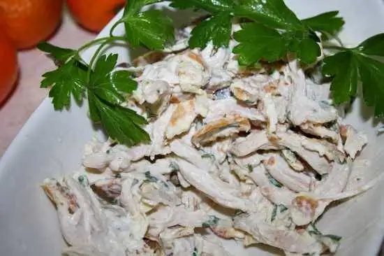 Салат «Рваная курица»