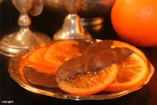 Апельсины в шоколаде