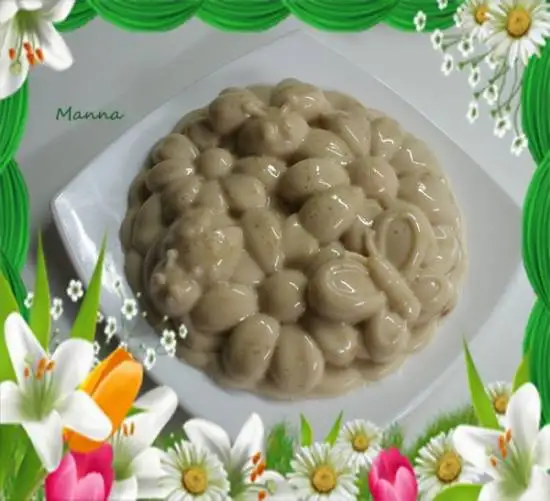 Десерт овсяно-кофейный