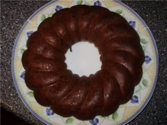 Кекс шоколадный постный