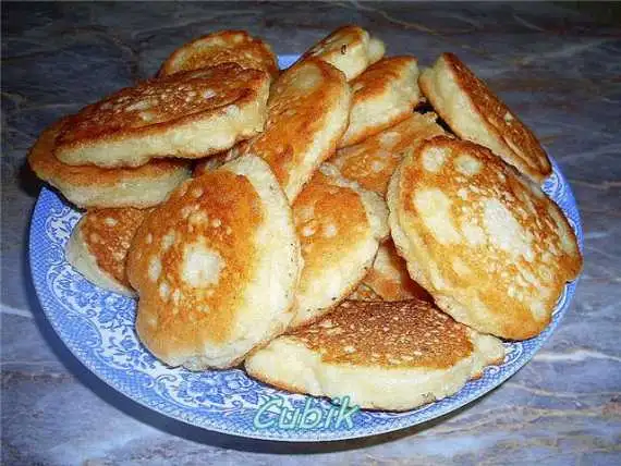 Оладьи из манки (постные)