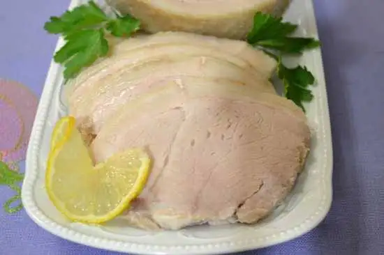 Ветчина из свиного окорока «sous-vide» в процессоре Oursson
