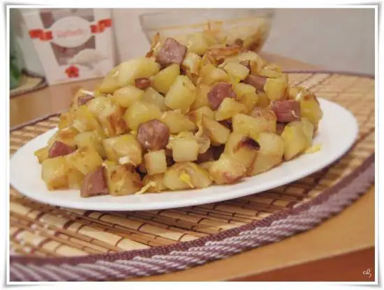 Картофель, жареный кубиками