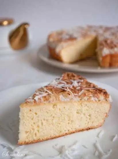 Молочно-кокосовый пирог