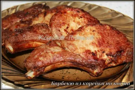 Барбекю из Корейки на кости (аэрогриль Brand 35128)