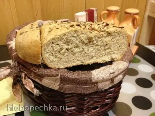 Финский овсяный хлеб в хлебопечке
