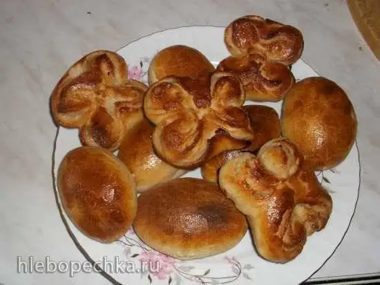 Пирожки печеные (тесто только на закваске)