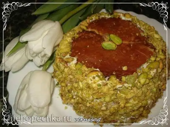 Торт копченый куриный с фисташками (коптильня Brand 6060)