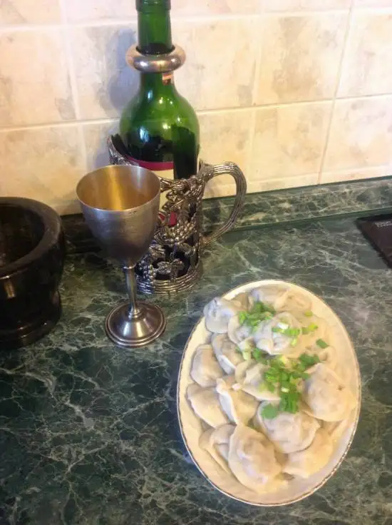 Хинкали (с помощью комбайна)