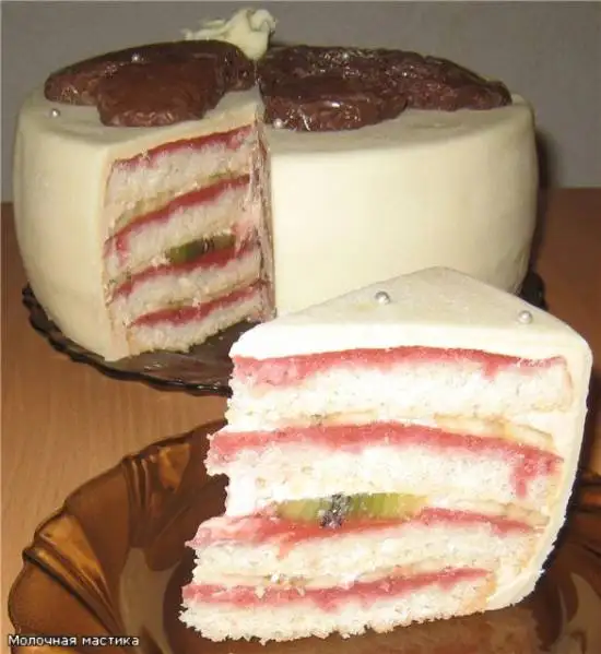 Клубничная прослойка