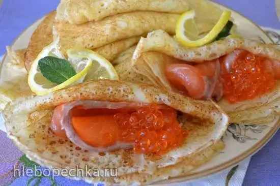 Блины «Масляна неделя» на крупчатке