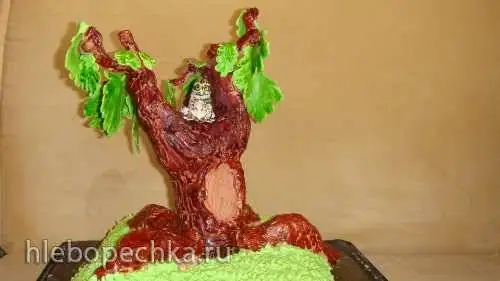 Дерево на каркасе (мастер-класс)
