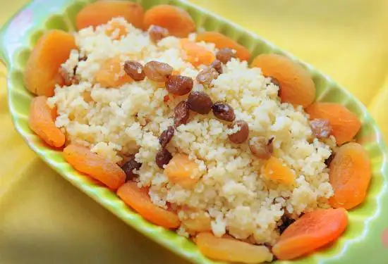 Кус-кус десертный с сухофруктами