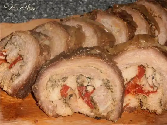 Мясной рулет в скороварке Brand 6050