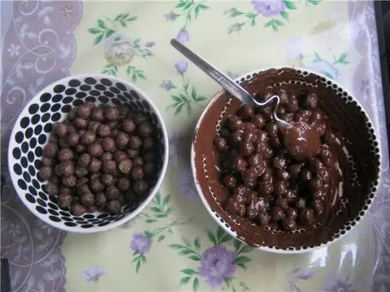 Шарики кукурузные в шоколаде
