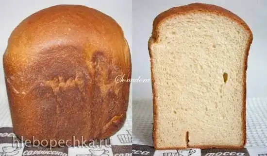 Хлеб пшеничный «Сырный кусочек Италии» в хлебопечке