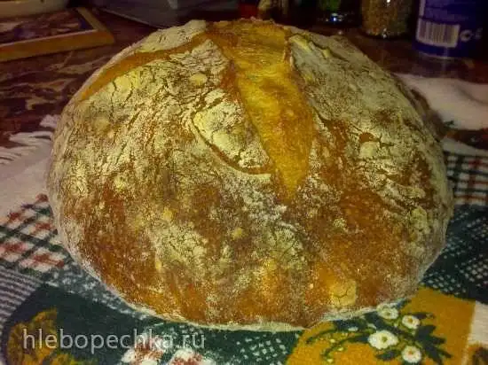 Кустарный хлеб без замеса