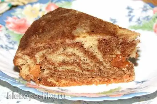 Немецкий мраморный бисквит (мультиварка Brand 37501)