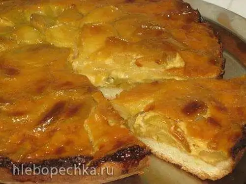Яблочно-карамельный пирог