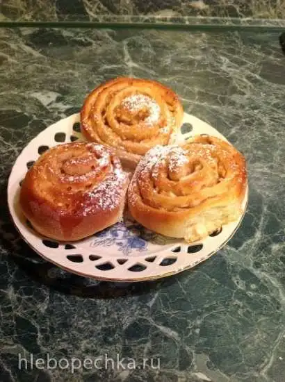 Булочки с яблоком и корицей (Аpple Cinnamon Rolls)