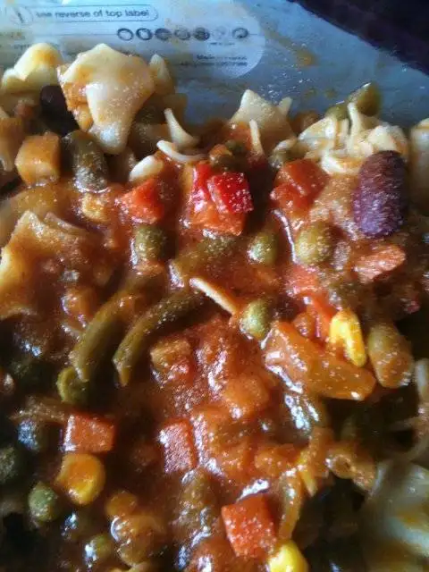 Овощные макароны