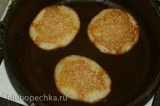 Бездрожжевые и безглютеновые рисово-гречневые блинчики