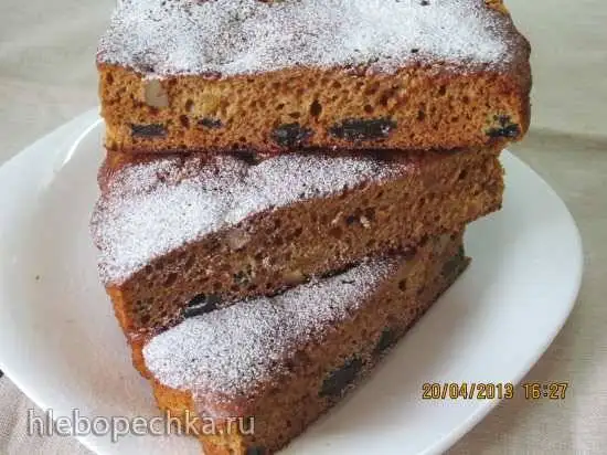 Коврижка кофейная постная